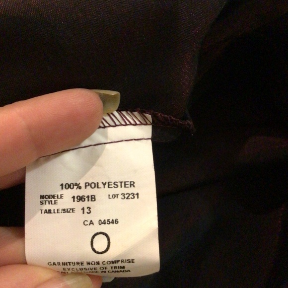 Red party dress. Size 13. Accomplice - Picture 5 of 5